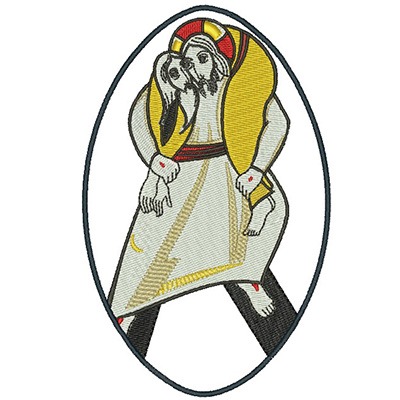 Matriz de matriz Matriz De Bordado Misericordiosos Como O Pai 14 Cm